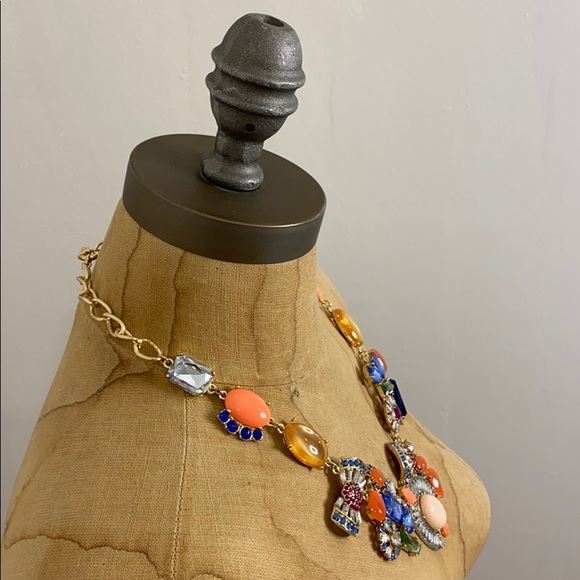 Rhinestones of color Necklace - Picture 4 of 6